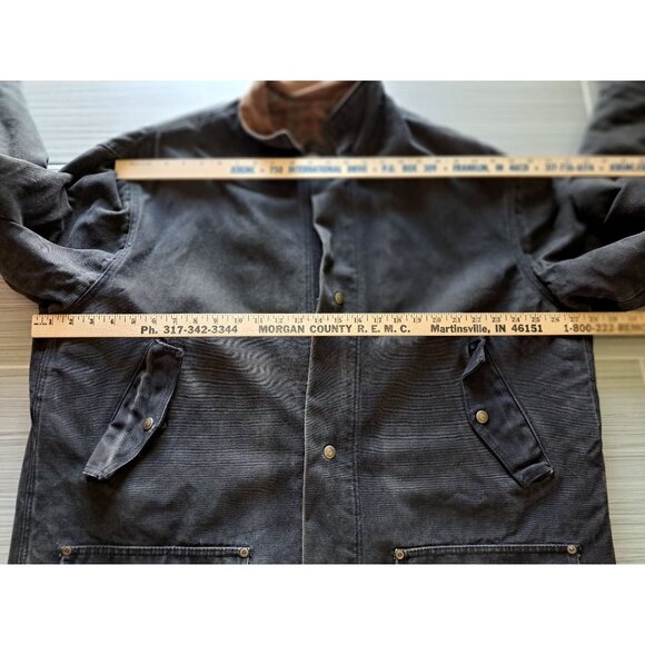 Vintage Berne XLT Barn Coat Chore BercoWear Mens Canvas Jacket Blanket Lined - Picture 7 of 9